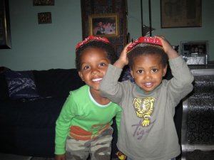 maandag 21 nei opa en oma weer veilig thuis !